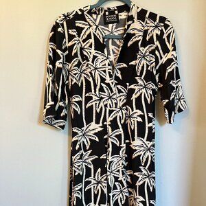 Scotch & Soda Tie Front Print Dress